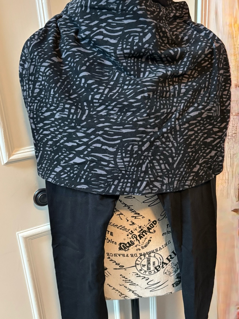 ITEM NO. 82: Legacy Black and Gray Patterned Leggings With Attached Skirt